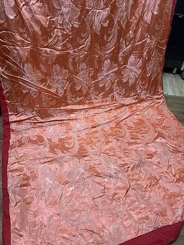Одеяла: Təmiz yundan Saten örtüklü yorğan tək nəfərlik. - Material: Parlaq — 2