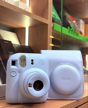 фотокамера canon powershot sx410 is black: Fujifilm Instax mini 12 – Lilac Purple Məhsul: Ani çap edən — 3