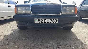 мерседес баку: Mercedes-Benz 190E sedan - Korpus: qara rəng, klassik W201 kuzov - — 6