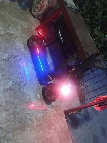 Elektrik skuter – oturacaqlı, işıqlı, güclü model - Güclü ön far və