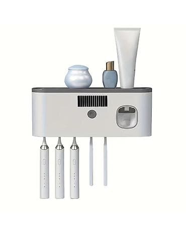 UV diş fırçası sterilizatoru və vanna otağı təşkilatçısı - Divara