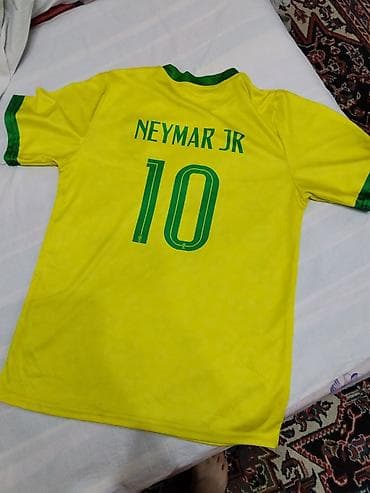 neymar forması orjinal: Futbolka, Nike, S, rəng - Sarı — 3