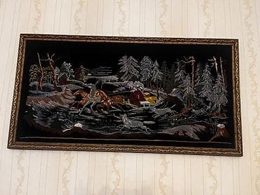 ipi: Məhsul: Divar üçün iri ölçülü dekorativ goblen/tablo Qedimi el ishi — 3
