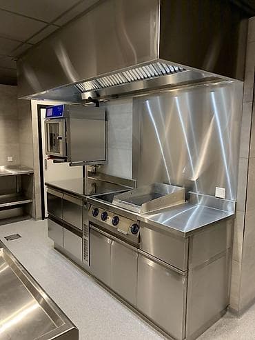 Soyuducu avadanlığı: Paslanmayan poladdan peşəkar mətbəx mebelləri və iş masaları Məhsulun — 2