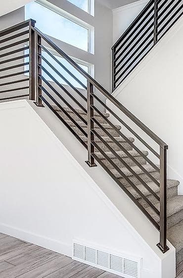 demir seyfler: Metall məhəccər – pilləkən və balkonlar üçün müasir dizayn Qiymət — 1