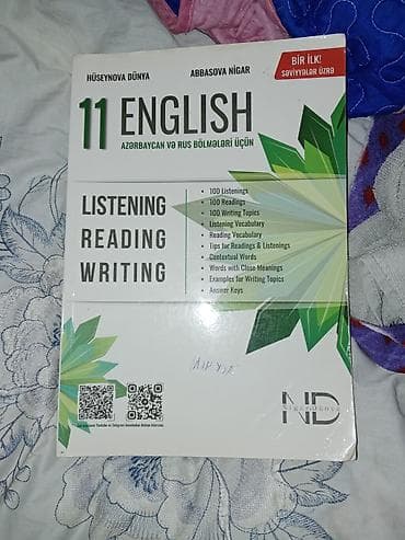 11Cİ SİNİFLƏR ÜÇÜN İngilis dili dinləmə mətn kitabıdır cəmi 1 dəfə