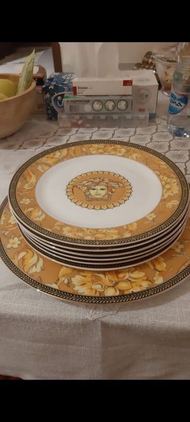 Boşqablar, rəng - Sarı