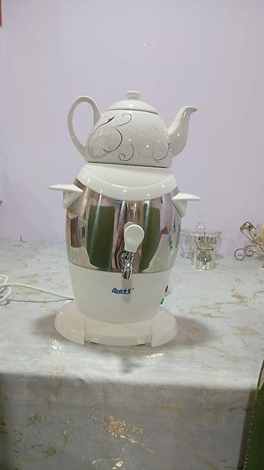 Видеоигры и приставки: Elektrik samovar-çay dəsti - Brend: Quick5 (gövdədə qeyd olunub) - — 1