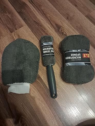 hava qurudan: Mikrofiber avtomobil baxım dəsti Tam dəstlə avtomobilin yuyulması — 2