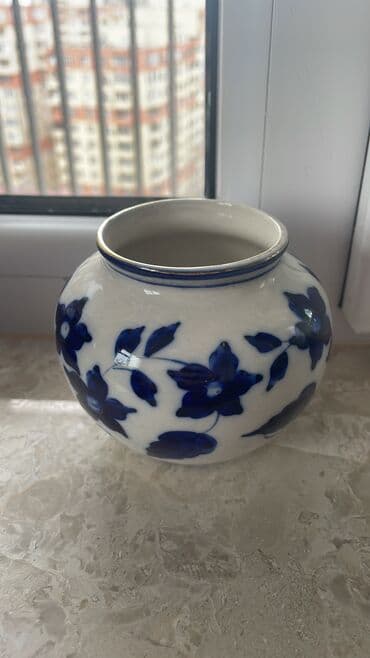 вид цветов: Vintaj Farfor miniatür vaza. Kolleksialıq, vəziyyəti əla, sınıqsız — 1