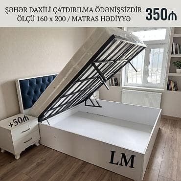 matraslar: Yeni, İkinəfərlik çarpayı, Bazalı, Matras ilə — 1