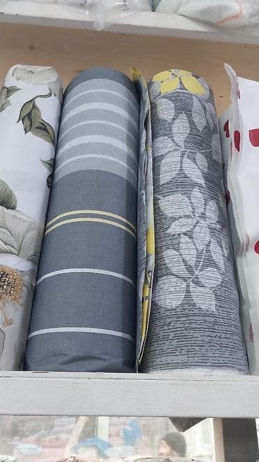 Şamlar: Məhsul: AIM TEX 100% pambıq parçalar – çiçək və həndəsi naxışlı — 2