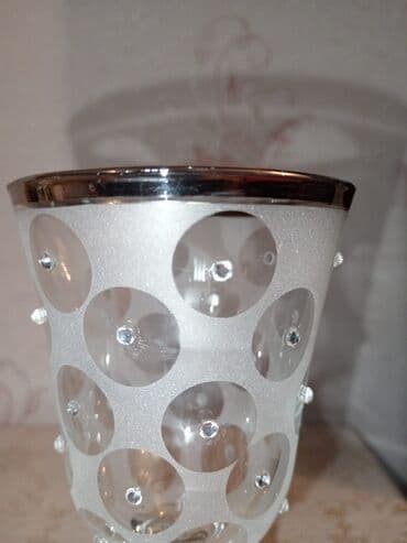 Mətbəx aksesuarları: Qədəhlər, rəng - Gümüşü, Şüşə, 6 ədədli dəst, Türkiyə — 1