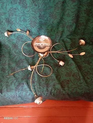 rels işıq: Çılçıraq, 3 lampa, Metal — 2