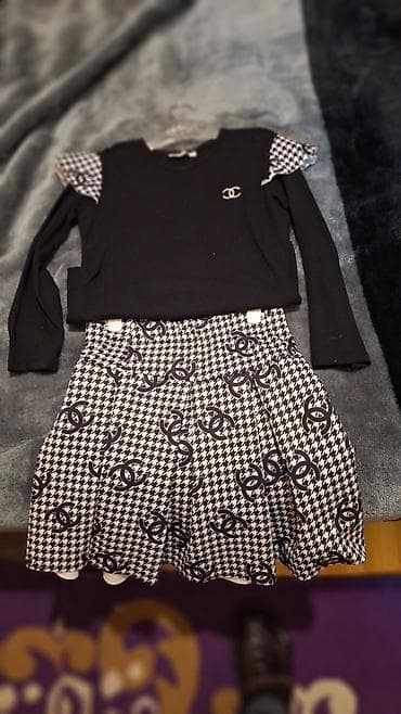 palt: Uşaq geyim dəsti 1) Ağ zərif paltar + kiçik çanta - Rəng: ağ/ekru - — 4