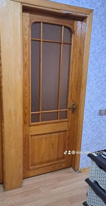 tualet qapısı: Qonaq otağı üçün İşlənmiş Otaq qapısı Ünvandan götürmə — 3