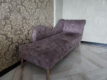 bərbər mebelləri: Qonaq otağı üçün şık çarpayı-divan (şezlonq) - Dizayn: Asimmetrik — 2