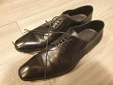 Туфли: Kişi ayaqqabıları dəsti - Model 1: Tünd mavi dəri krossovka tipli — 9