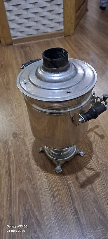 qədimi samavar: İşlənmiş Od Samovar, 5 l, Pulsuz çatdırılma — 5