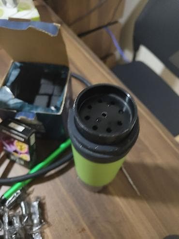 Daşınan mini nərgilə seti - Kompakt, silindrik gövdə: yaşıl rəngli