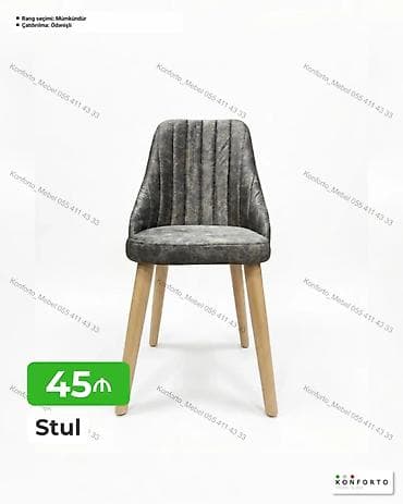 balkon stul: Məhsul: Yumşaq oturacaqlı stul - Dizayn: Dərin şaquli tikişli — 1