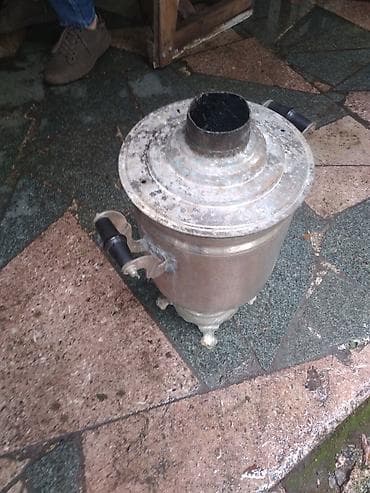 şam qapılar: İşlənmiş Od Samovar, 5 l — 5