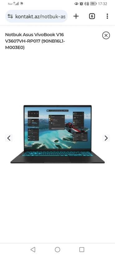 Yeni korobka acilmayib. Новый не вскрывался. # 🇦🇿 Asus VivoBook — 2