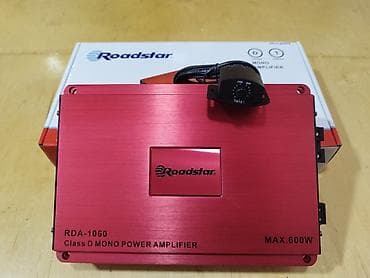 ses güclendirici: Roadstar RDA-1060 — Class D mono avtomobil gücləndiricisi Əsas — 1