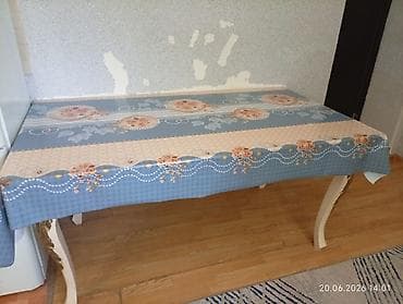 Для кухни, Б/у, Нераскладной, Прямоугольный стол, 6 стульев — 2
