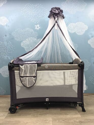 korpə: Uşaqlar üçün portativ çarpayı. Qatlanan dizaynı sayəsində səyahət və — 3