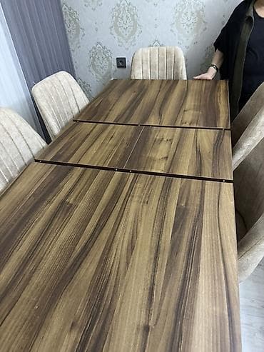 balkon ucun stol stullar: Açılan mexanizmli yemək masası - Material: ağac teksturalı MDF/LDSP — 4