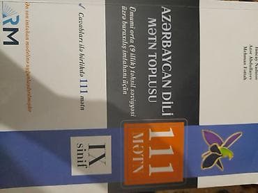 Məhsul: “Azərbaycan dili – Mətin Toplusu (111 mətin), IX sinif” -