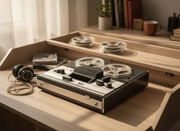 Mikrofonlar: İşlənmiş Kaset Maqnitofon Ünvandan götürmə — 1