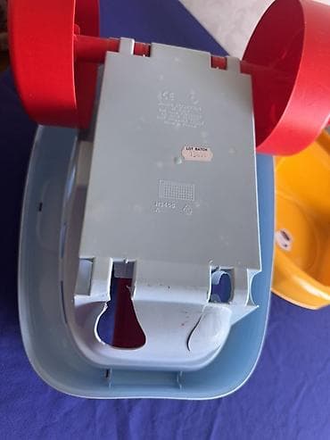 Uşaq üçün plastik supermarket arabası və çıxarıla bilən səbət dəsti - — 3