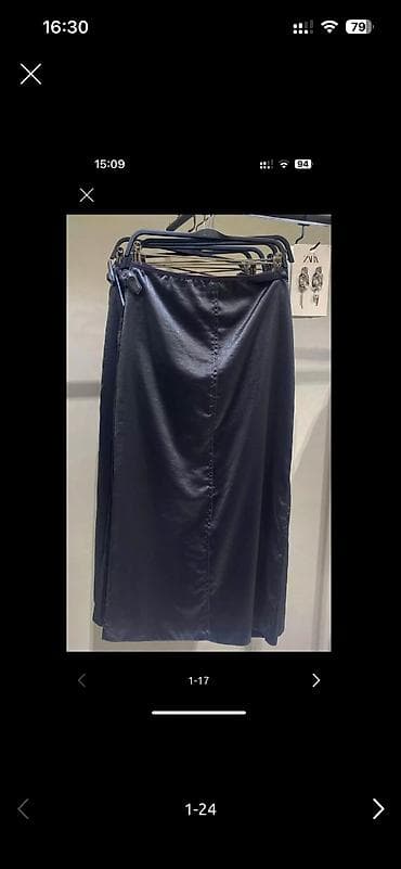 irşad iphone 12: ZARA metalik etek. geyilmeyib — 1