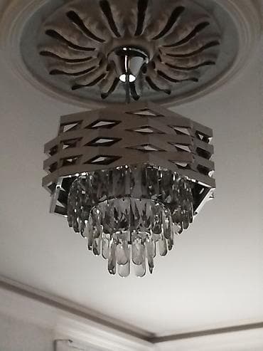 ev ucun led isiqlar: Çılçıraq, Metal — 1