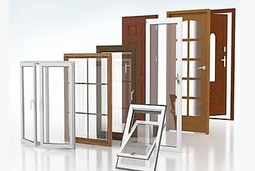 PVC pəncərə və qapı sistemləri - Material: yüksək keyfiyyətli PVC