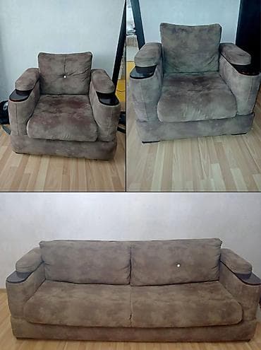 Divan və 2 kreslo Satılır 80₼ Kreslolar yeni kimi Divan istifadə lalafo.az -da Divan və 2 kreslo Satılır 80₼ Kreslolar yeni kimi Divan istifadə