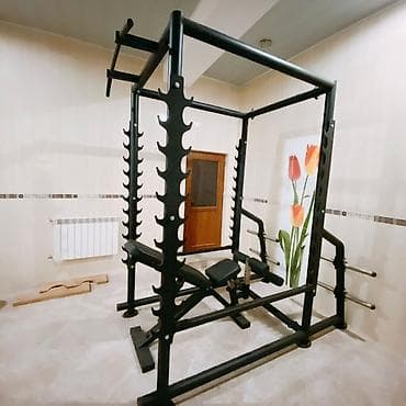 sat test: Polad Pro Cage Qefes Guc trenajoru. Çoxfunksiyalı. M50 çəkiləri — 1