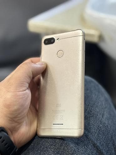 mi pad: Xiaomi Mi 6, rəng - Qızılı, 
 Barmaq izi — 2