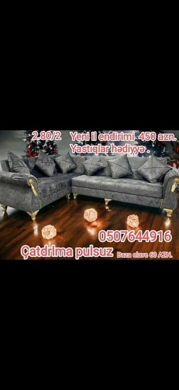 mətbəx stol: Divan, Yeni, Açılan, Bazalı, Parça, Şəhərdaxili pulsuz çatdırılma — 24