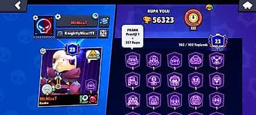 qepik pullar: Brawl Stars hesabı – yüksək səviyyəli və tam kolleksiya - Kupa sayı — 1