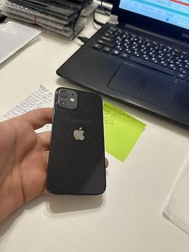 i̇phone s: IPhone 12 mini, 128 GB, Qara, Face ID — 1