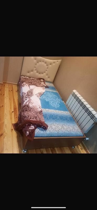 İşlənmiş, Təknəfərlik çarpayı, Bazalı, Matras ilə, Siyirməsiz — 1