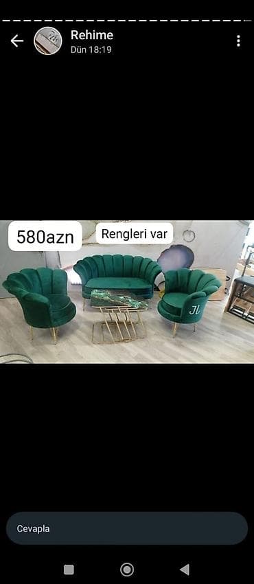 Yeni, Divan, 2 kreslo