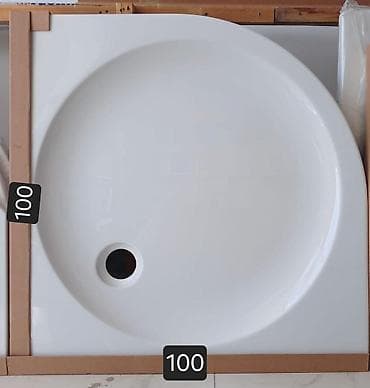 distille su: Duş poddonları, ölçülər var. YENİ qiymət ölçü və modelə görə dəyişir — 2