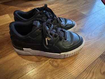 Subaru: Puma idman ayaqqabısı - Rəng: qara, ağ altlıqla - Material — 5