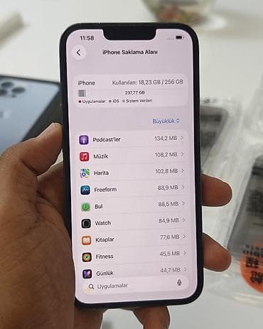 macbook pro 2013: IPhone 13 Pro, 256 GB, Sierra Blue, Zəmanət, Sənədlərlə — 9