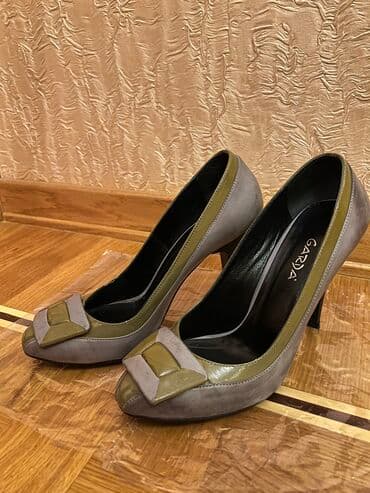 bot ayaqqabi: Tuflilər, Ölçü: 37, rəng - Boz, İşlənmiş — 2