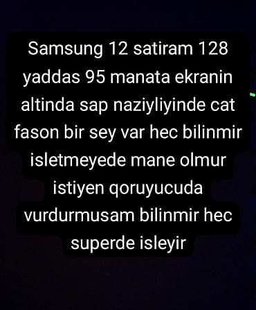 redmi note 9 ucuz: Samsung Galaxy A12, 128 GB, Qırıq — 1